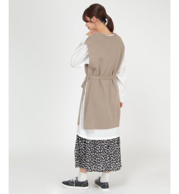 ikka「ニットベストアンサンブルワンピース」|ワンピース|