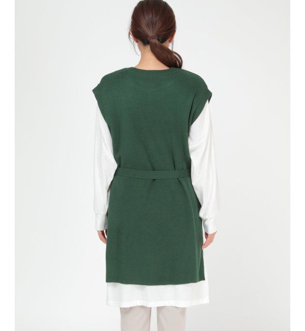 ikka「ニットベストアンサンブルワンピース」|ワンピース|