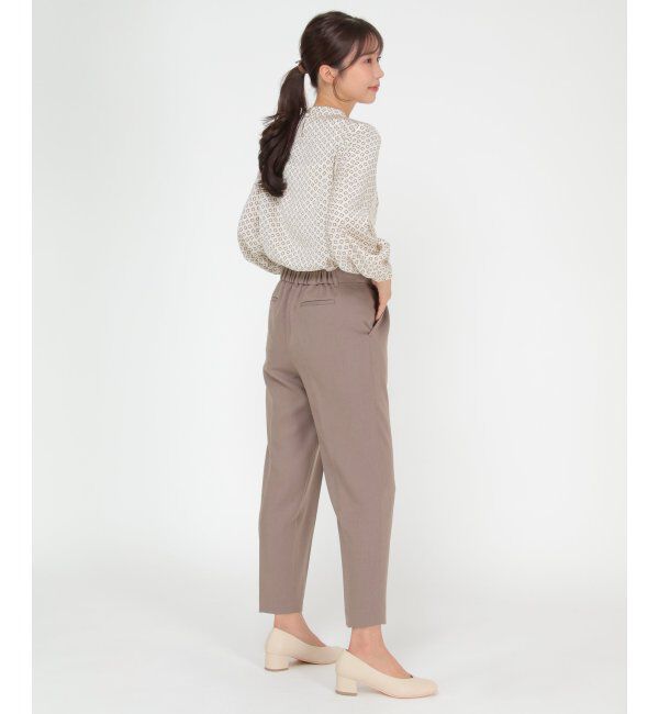 IKKA LOUNGE「【セットアップ対応】ウールライクテーパードパンツ」|その他|