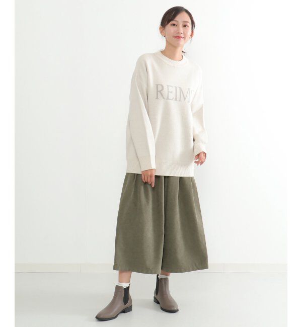 ikka「ピーチ起毛タックスカーチョ」|その他|