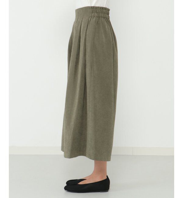 ikka「ピーチ起毛タックスカーチョ」|その他|