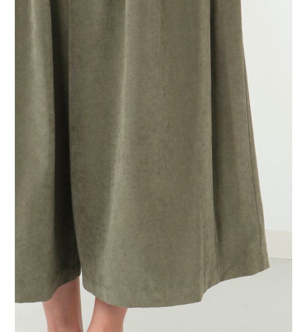 ikka「ピーチ起毛タックスカーチョ」|その他|