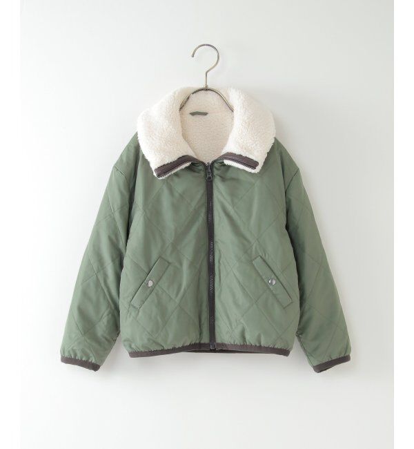 ikka kids「【2WAY】キルトボアリバーシブルジャケット（120~160cm）」|その他|