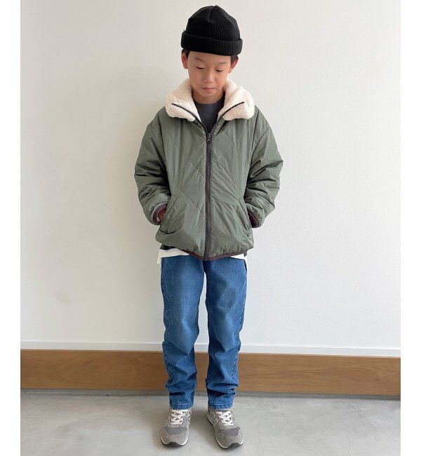 ikka kids「【2WAY】キルトボアリバーシブルジャケット（120~160cm）」|その他|