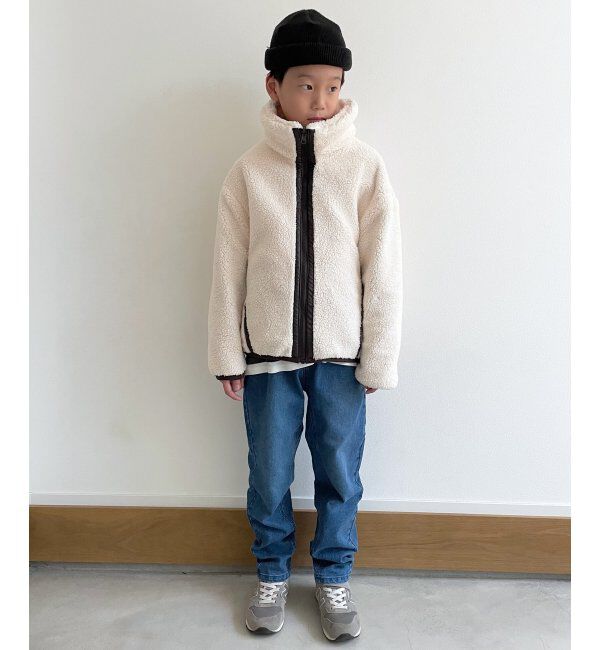 ikka kids「【2WAY】キルトボアリバーシブルジャケット（120~160cm）」|その他|