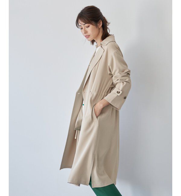 ikka「花粉リリースゆるトレンチ」|トレンチコート|