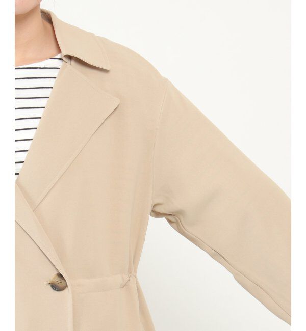 ikka「花粉リリースゆるトレンチ」|トレンチコート|