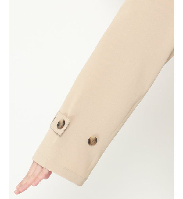 ikka「花粉リリースゆるトレンチ」|トレンチコート|