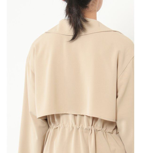 ikka「花粉リリースゆるトレンチ」|トレンチコート|