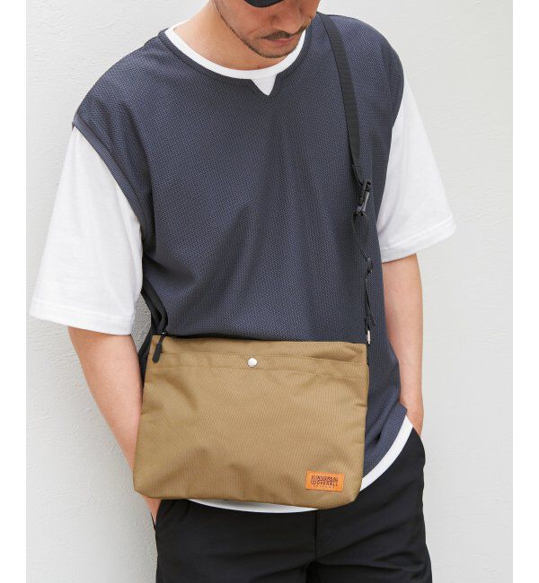 ikka「UNIVERSAL OVERALL ユニバーサルオーバーオール 撥水サコッシュ」|その他|ベージュ