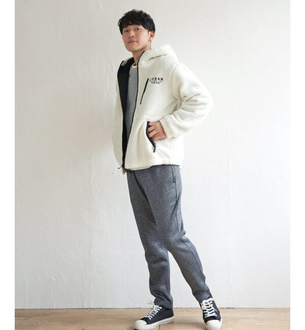 ikka「URBAN NATURE LIFE アーバンネイチャーライフ ボアブルゾン」|ブルゾン・スタジャン|