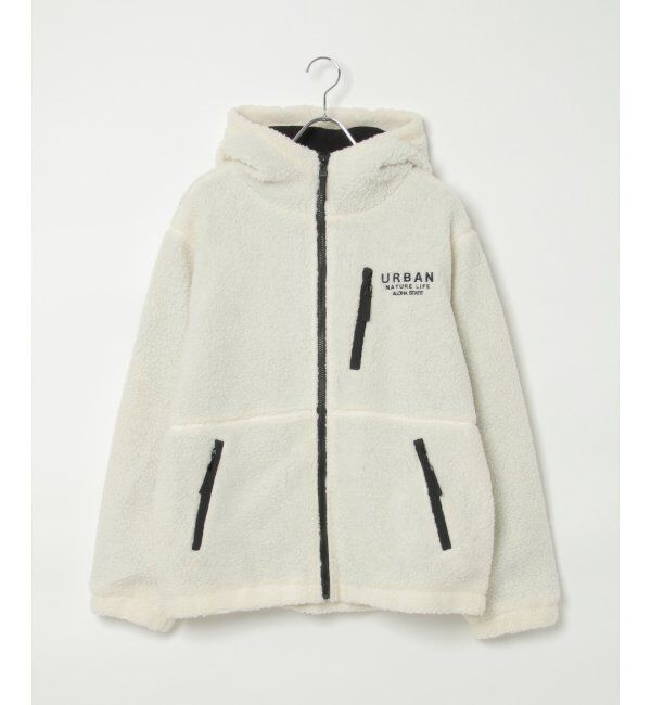 ikka「URBAN NATURE LIFE アーバンネイチャーライフ ボアブルゾン」|ブルゾン・スタジャン|