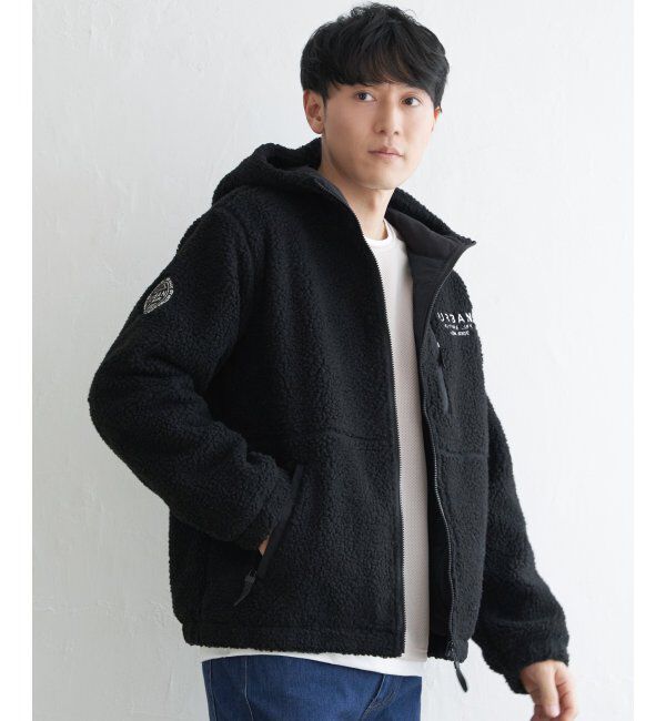 ikka「URBAN NATURE LIFE アーバンネイチャーライフ ボアブルゾン」|ブルゾン・スタジャン|