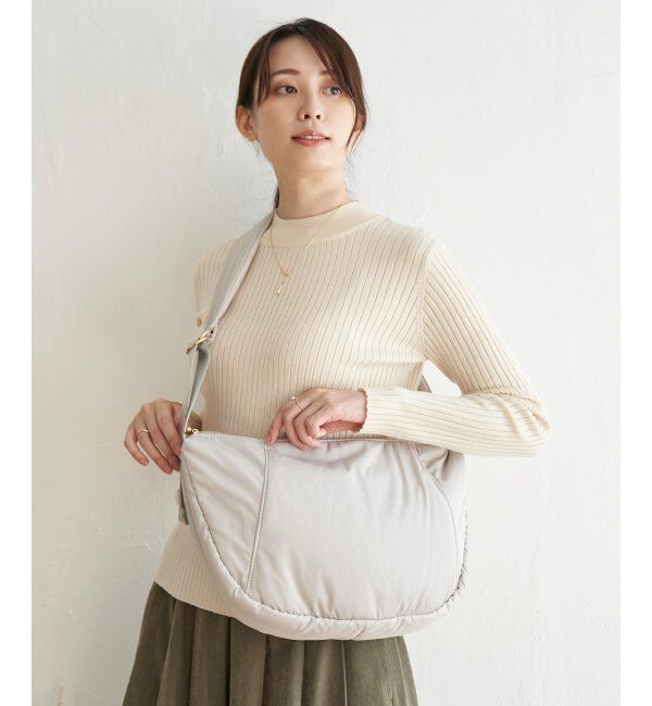 ikka「フワカルハーフムーンショルダーバッグ」|その他|