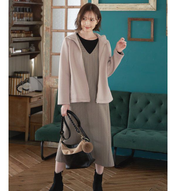 ikka「2WAYバイカラーダブルフェイスショルダーバッグ」|その他|