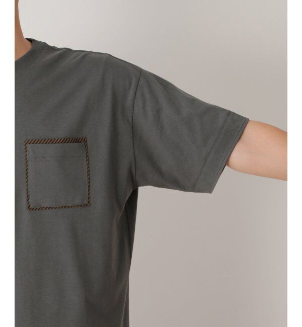 ikka「プリントMIXポケットTシャツ」|Tシャツ・カットソー|