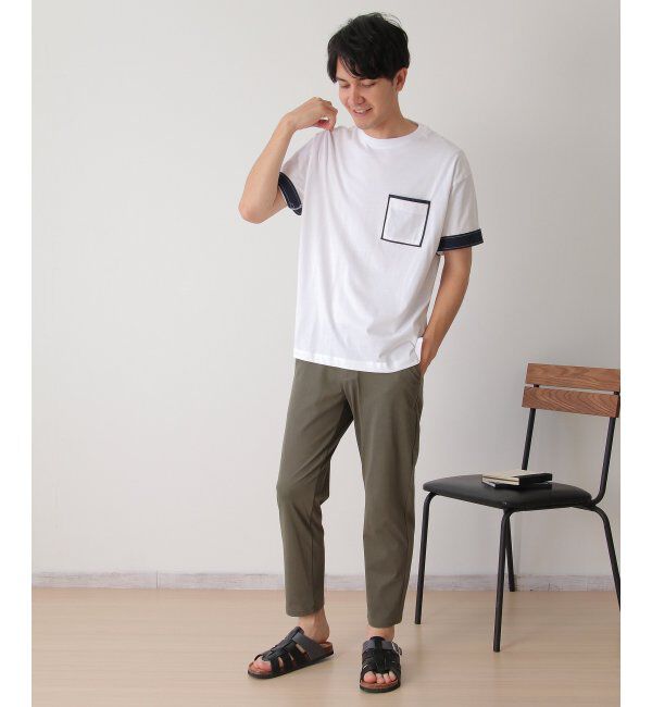 ikka「プリントMIXポケットTシャツ」|Tシャツ・カットソー|