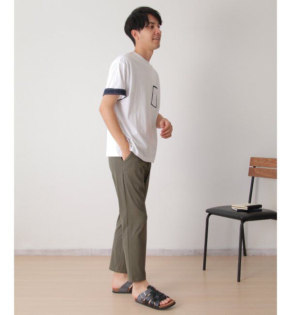 ikka「プリントMIXポケットTシャツ」|Tシャツ・カットソー|