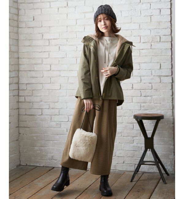 ikka「【雑誌InRed12月号掲載】PUストレッチトラックソールブーツ」|その他|