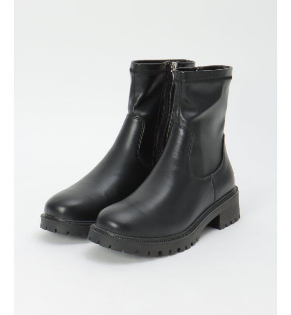 ikka「【雑誌InRed12月号掲載】PUストレッチトラックソールブーツ」|その他|