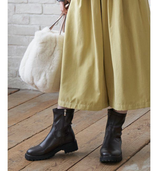 ikka「【雑誌InRed12月号掲載】PUストレッチトラックソールブーツ」|その他|