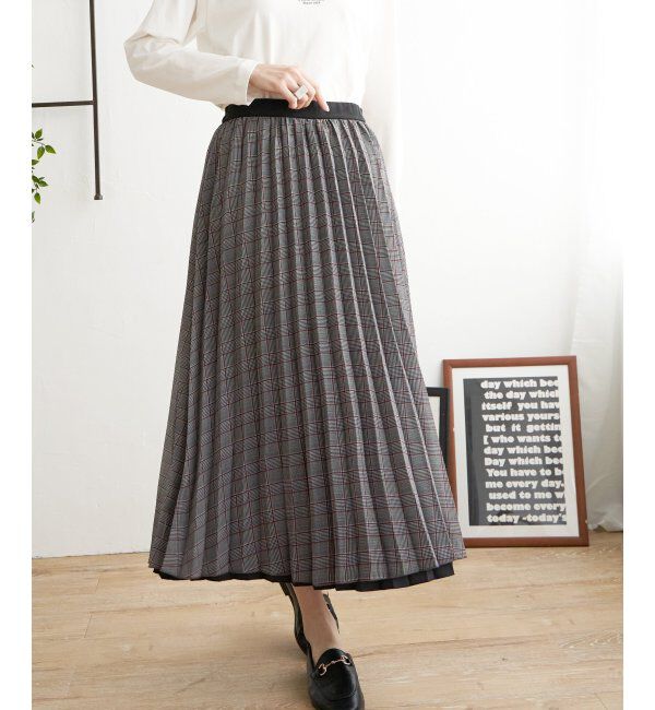 ikka「【2WAY】リバーシブルスウェード調スカート」|スカート|