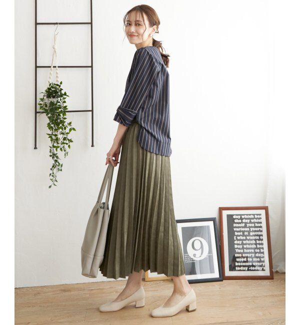 ikka「【2WAY】リバーシブルスウェード調スカート」|スカート|