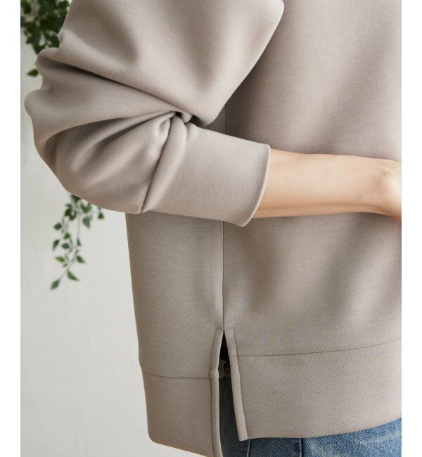 ikka「ダンボールニットフードパーカー」|パーカー|