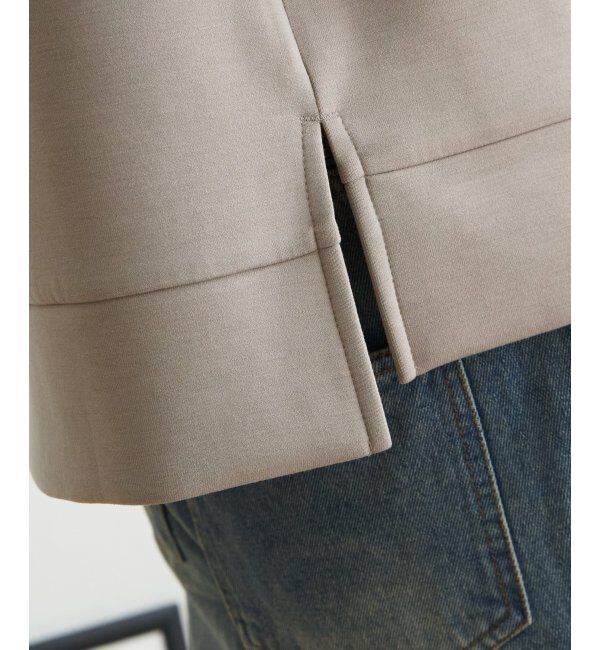 ikka「ダンボールニットフードパーカー」|パーカー|