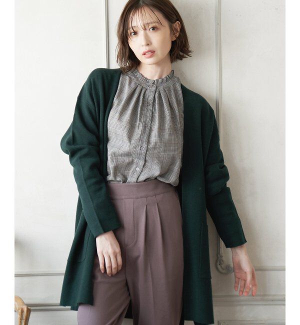 ikka「襟フリル2WAYブラウス」|シャツ・ブラウス|