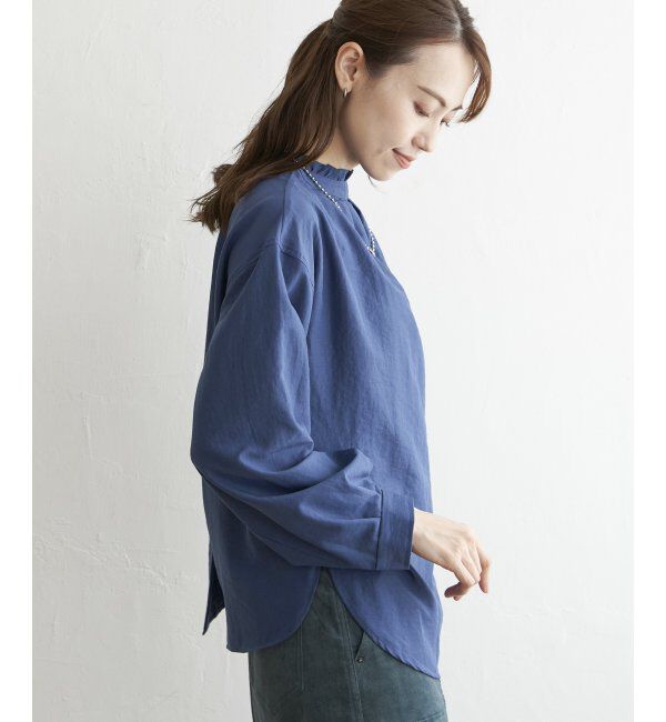 ikka「襟フリル2WAYブラウス」|シャツ・ブラウス|