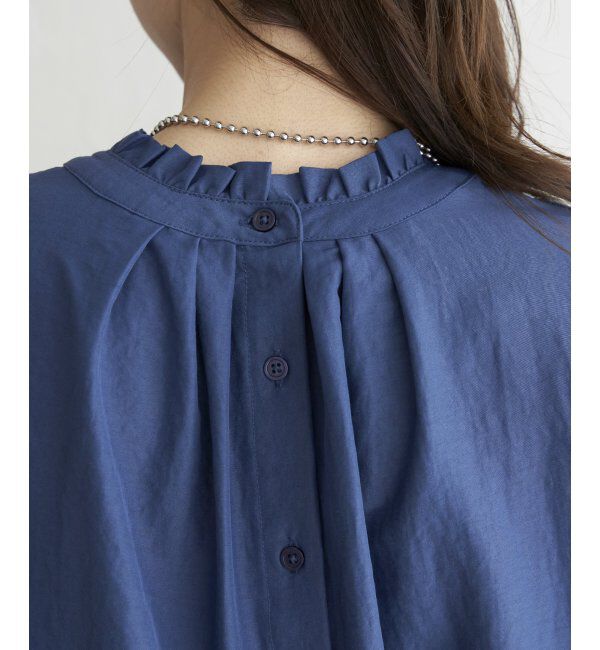 ikka「襟フリル2WAYブラウス」|シャツ・ブラウス|