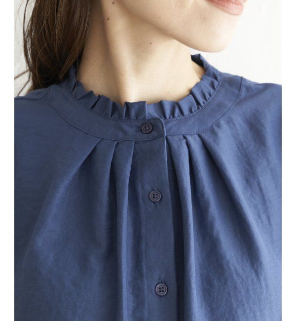 ikka「襟フリル2WAYブラウス」|シャツ・ブラウス|