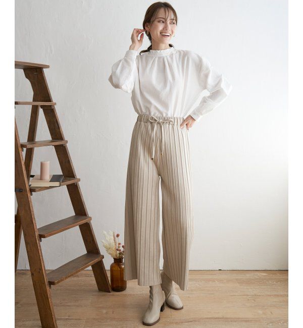 ikka「襟フリル2WAYブラウス」|シャツ・ブラウス|