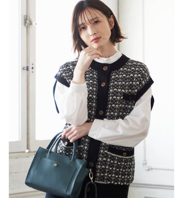 ikka「襟フリル2WAYブラウス」|シャツ・ブラウス|