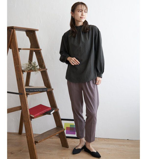 ikka「襟フリル2WAYブラウス」|シャツ・ブラウス|