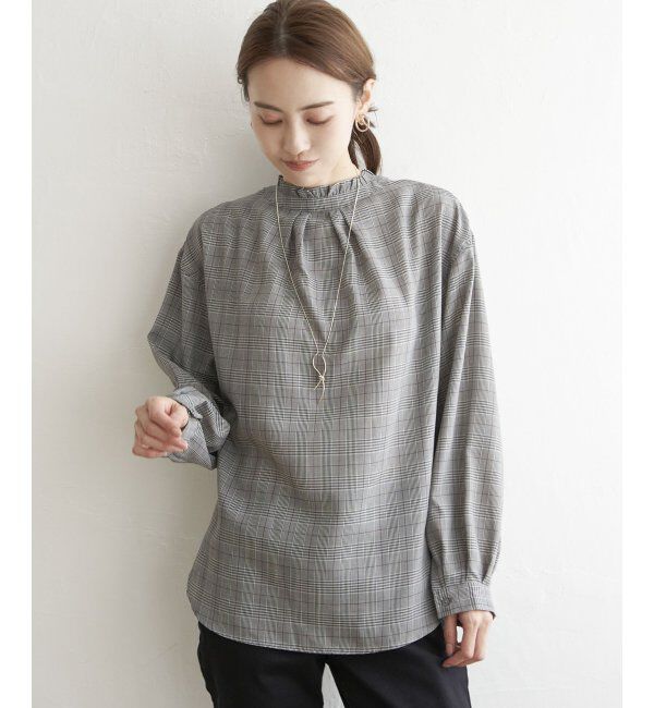 ikka「襟フリル2WAYブラウス」|シャツ・ブラウス|ソノタA