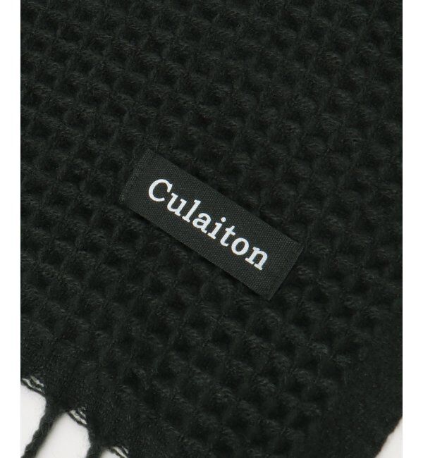 ikka「【抗菌防臭】編地切り替えワイドマフラー」|マフラー|