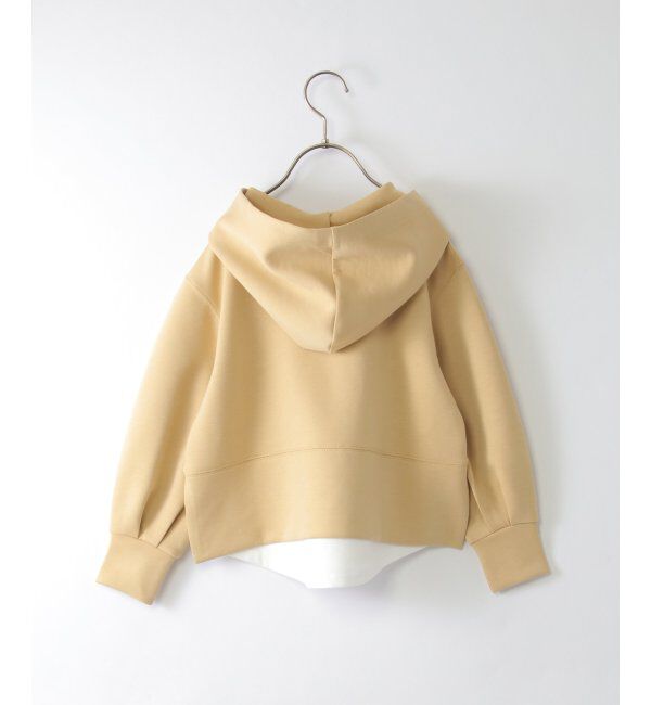 ikka kids「【親子おそろい】ダンボールレイヤードパーカー（120~160cm）」|Tシャツ・カットソー|