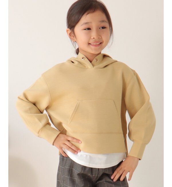 ikka kids「【親子おそろい】ダンボールレイヤードパーカー（120~160cm）」|Tシャツ・カットソー|