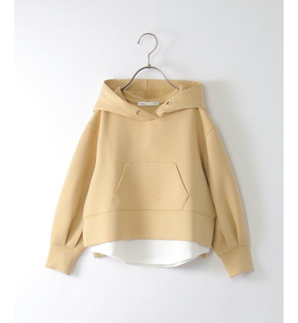 ikka kids「【親子おそろい】ダンボールレイヤードパーカー（120~160cm）」|Tシャツ・カットソー|