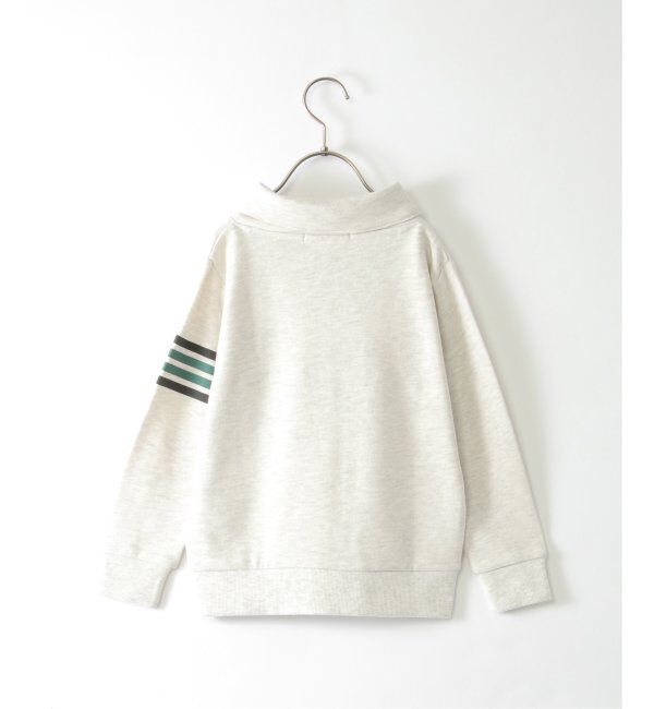 ikka kids「コンチョボタンショール襟トレーナー 2（120~160cm）」|Tシャツ・カットソー|