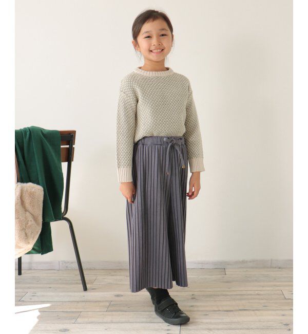 ikka kids「【親子コーデ】スエード風プリーツパンツ（120~160cm）」|その他|