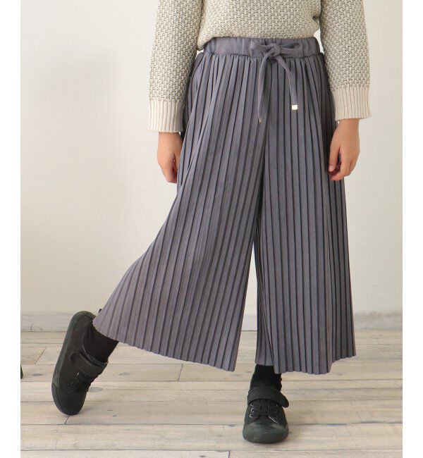 ikka kids「【親子コーデ】スエード風プリーツパンツ（120~160cm）」|その他|