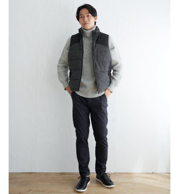 ikka「sorona(R)コンビ中綿ベスト」|ダウンベスト・ベスト|