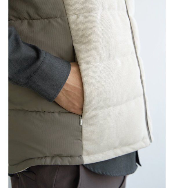 ikka「sorona(R)コンビ中綿ベスト」|ダウンベスト・ベスト|