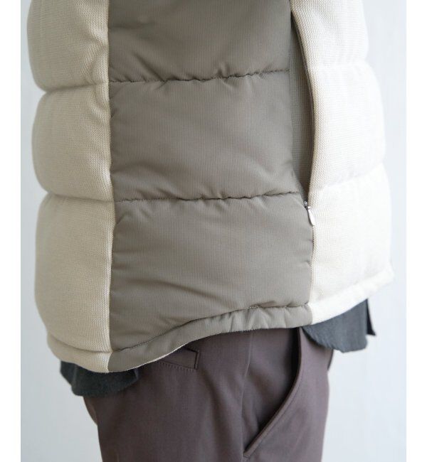 ikka「sorona(R)コンビ中綿ベスト」|ダウンベスト・ベスト|