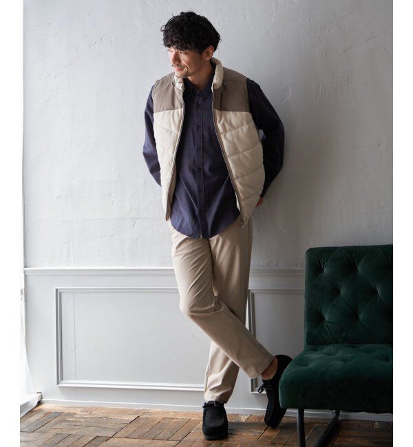 ikka「sorona(R)コンビ中綿ベスト」|ダウンベスト・ベスト|