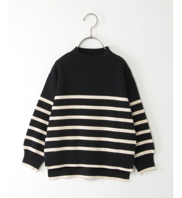 ikka kids「【洗濯機で洗える／親子おそろい】クリーミーボーダーニットプルオーバー（120~160cm）」|その他|