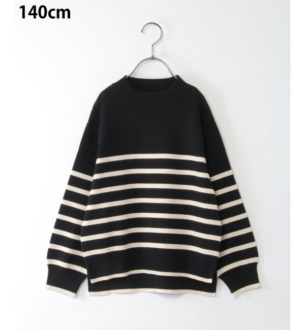 ikka kids「【洗濯機で洗える／親子おそろい】クリーミーボーダーニットプルオーバー（120~160cm）」|その他|